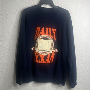 Vintage University of Texas Daily Texan Student Paper Crewneck Sweatshirt